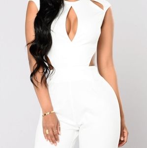 White XS Jumpsuit Fashion Nova